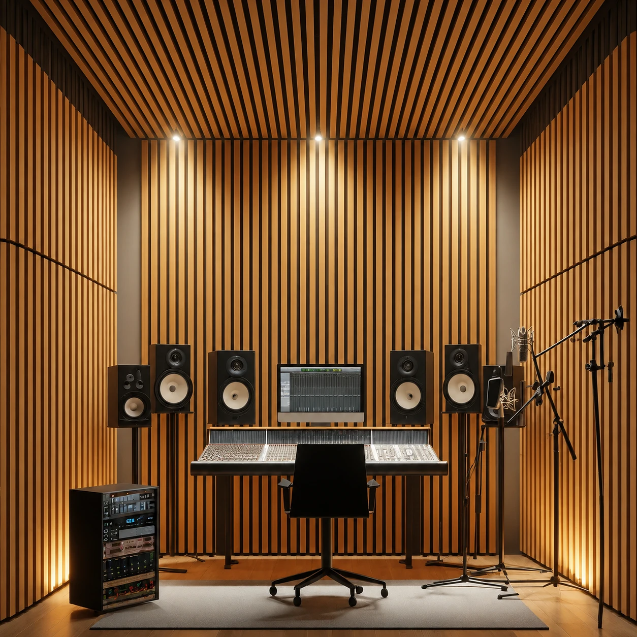 Acoustic Slat Panel